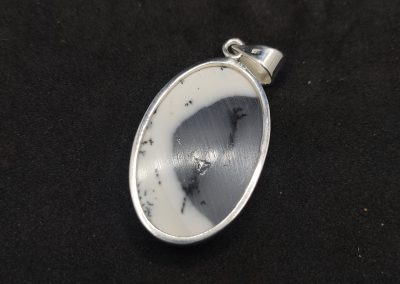 Pendentif Agate dendritique 9,22 gr et Argent 925